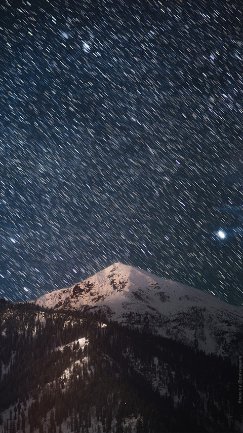 Star rain in Himachal, India preview