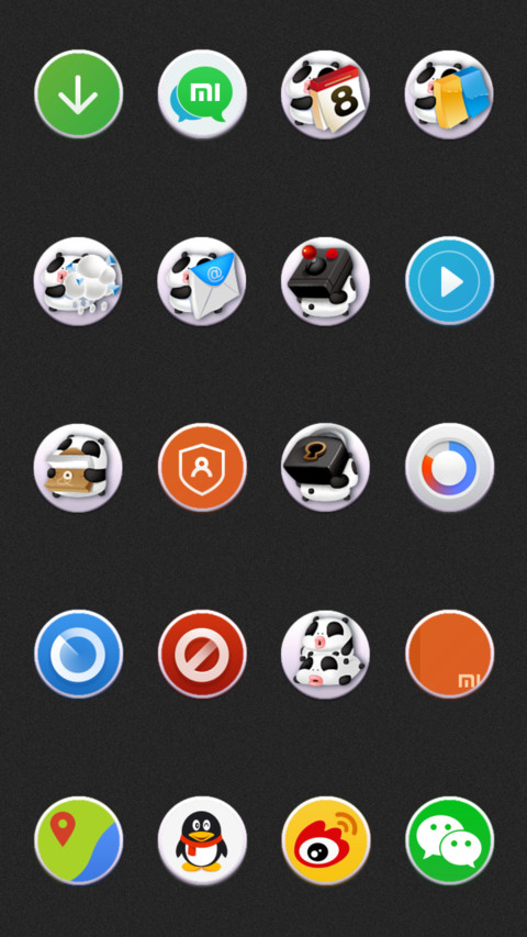 Mr Panda miui theme