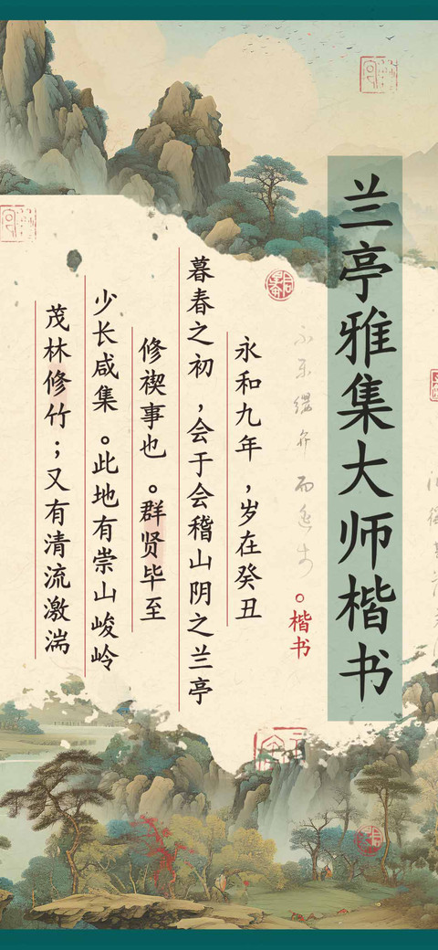 兰亭雅集大师楷书 preview