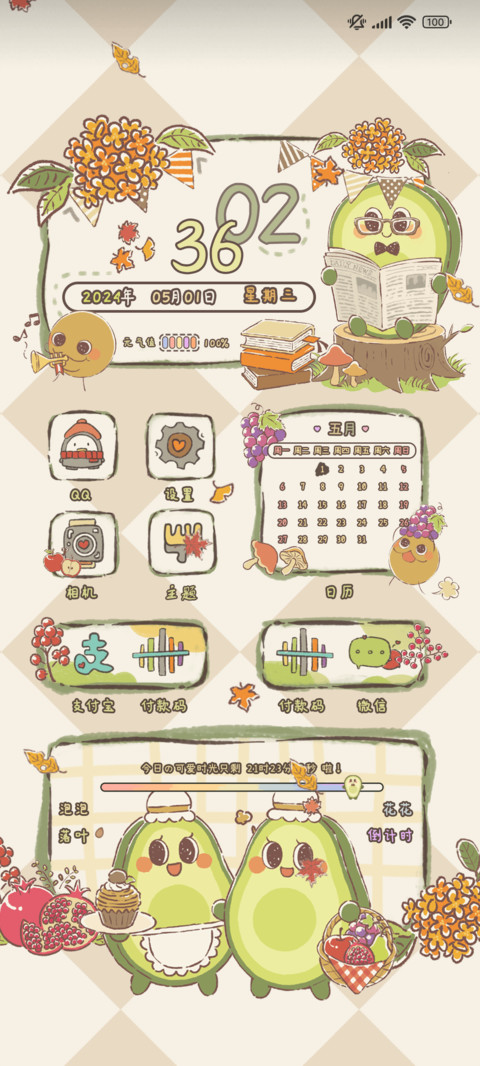 鳄梨家族 春游组件 preview