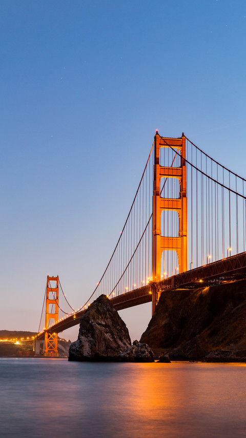San Francisco Golden Gate Bridge at sunset preview