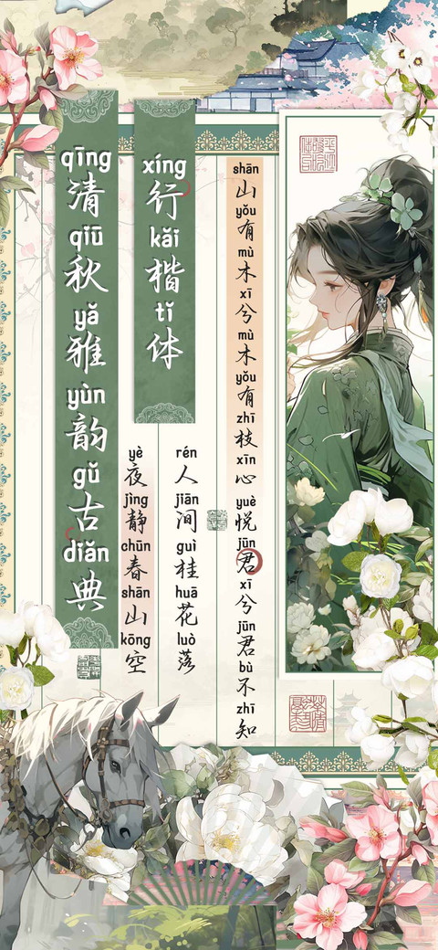 清秋雅韵古典行楷体 preview