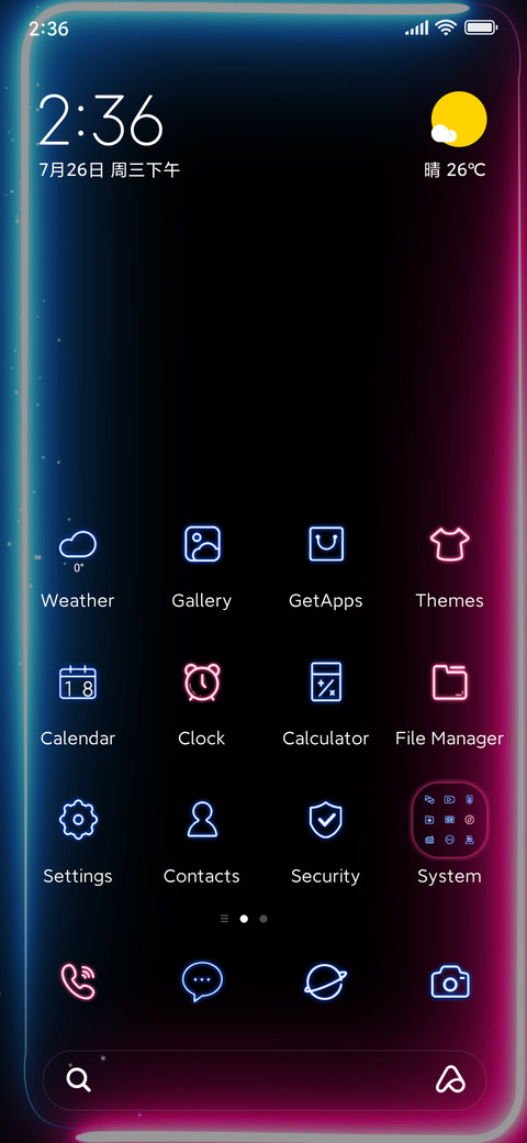 Broken screen preview