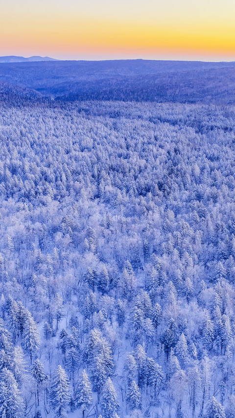 Snowy Ridge Morning Light Fairyland Scenery preview