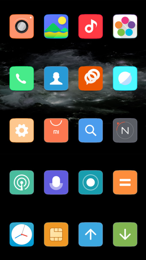 Nebula Dark ui preview