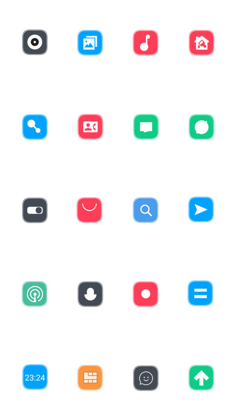 横屏时钟 preview