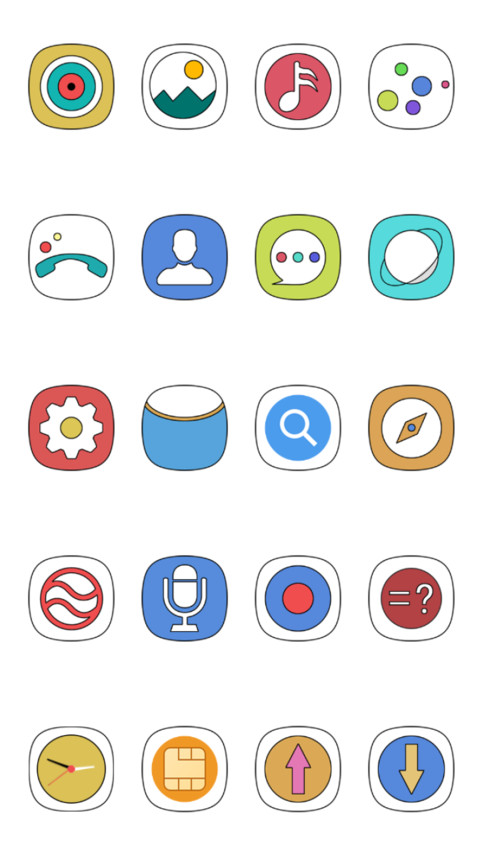Simple colourful  preview