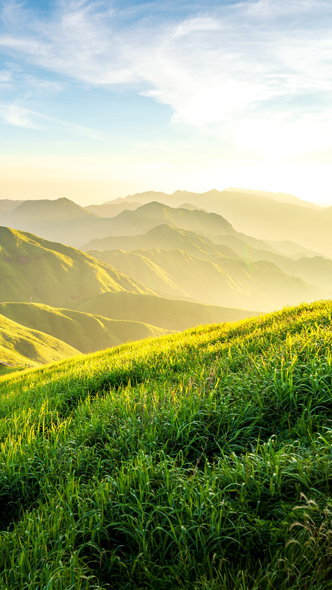 The natural scenery of wugong mountain preview