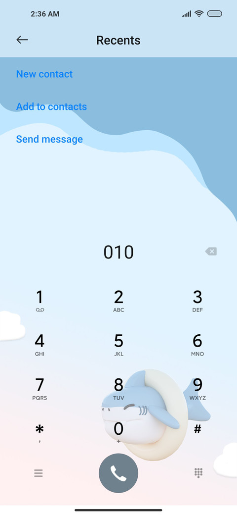 Lovely shark miui theme