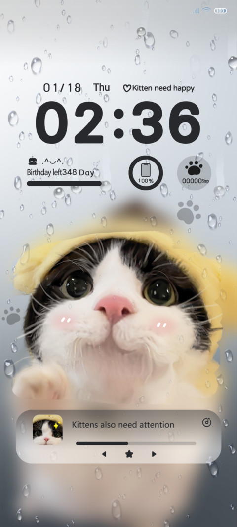 Rainy day Kitten preview