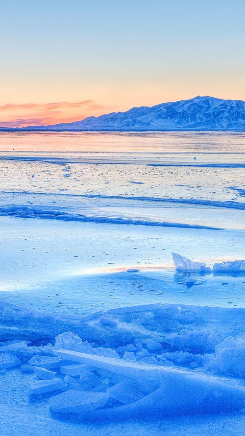The frozen saihu lake preview