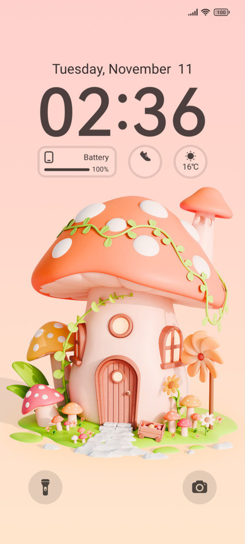 Mushroom house preview
