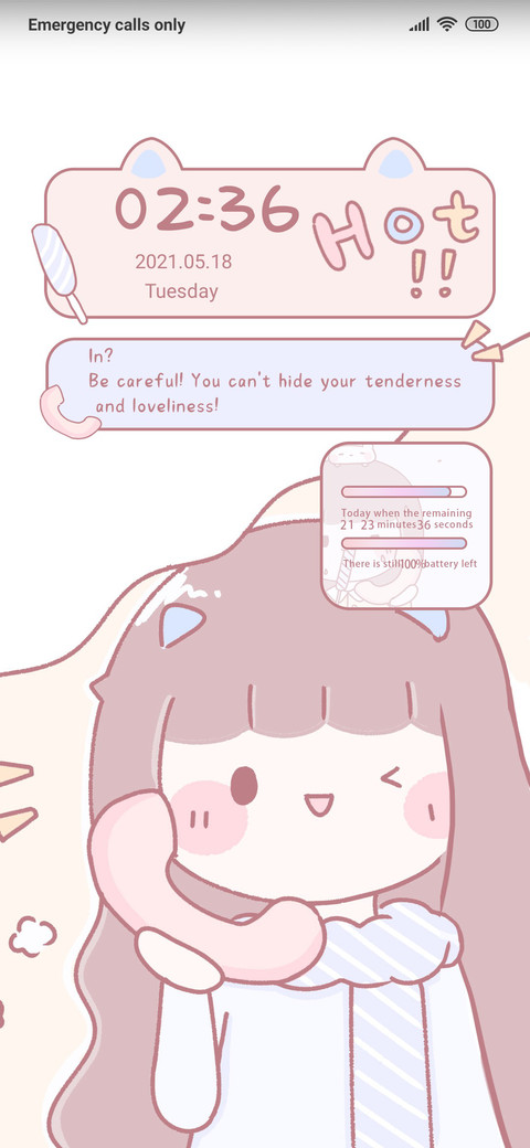 Cute call preview