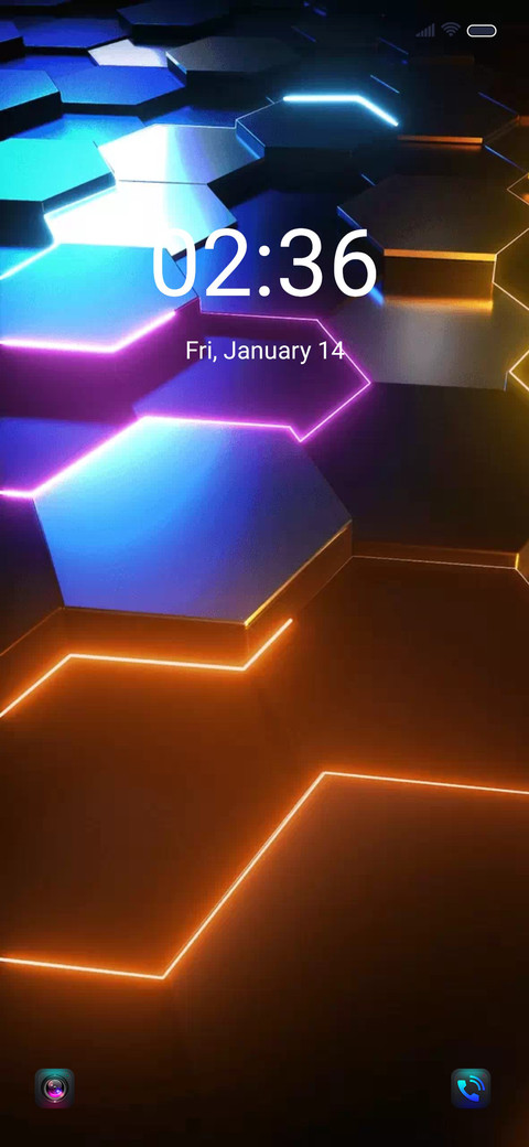 Rainbow hexagon preview