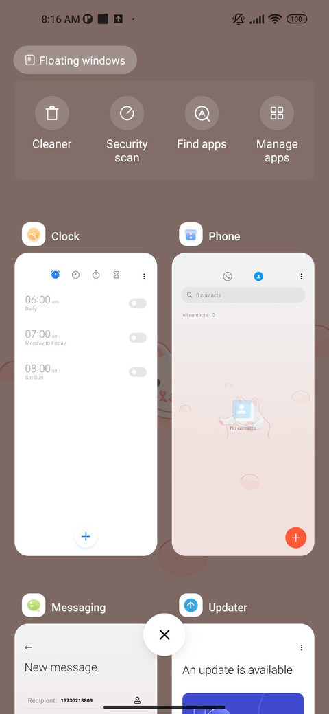 Funny squeeze cat miui theme