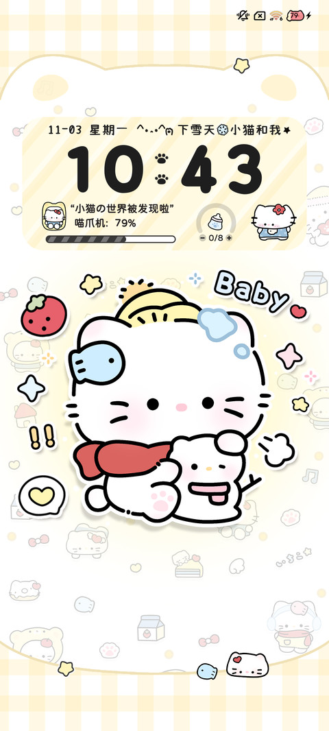 雪季 复古暖冬小猫 preview