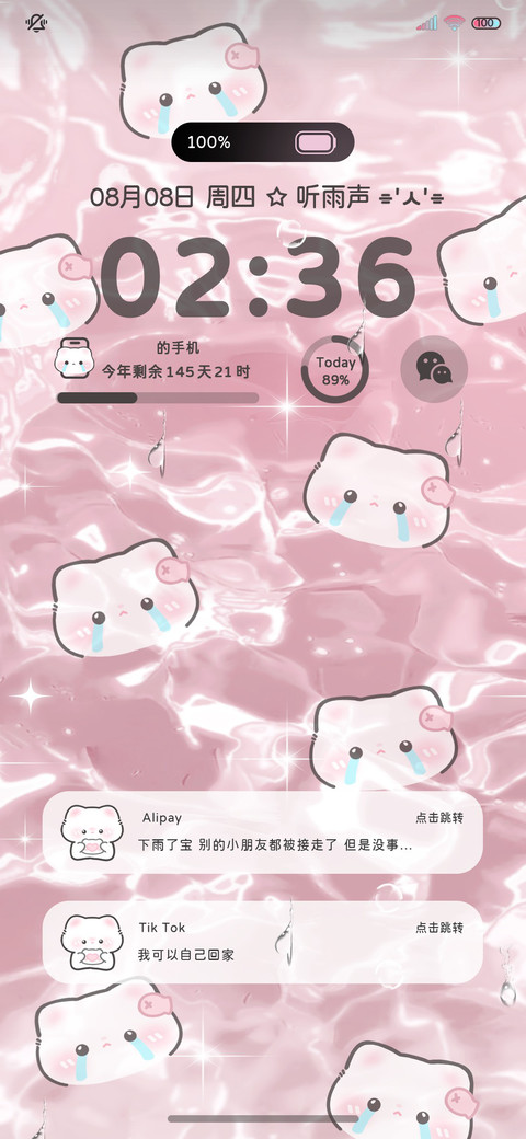 水波纹发财流水小猫 preview