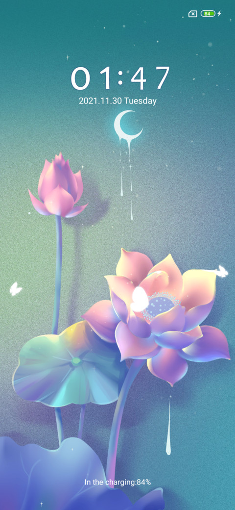 On the flower preview