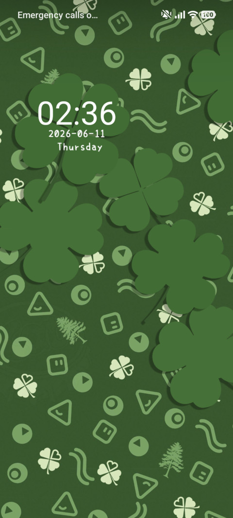 Lucky green clover preview