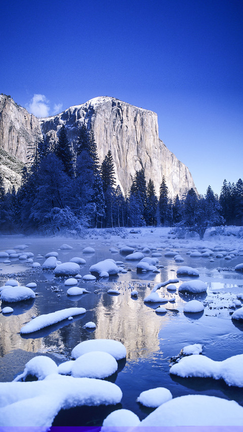 California yosemite national park yosemite valley snowy preview