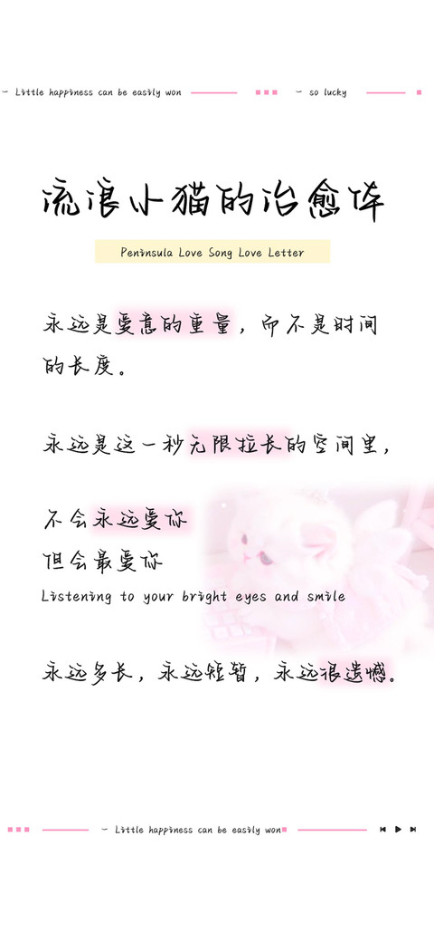 流浪小猫的治愈体 preview