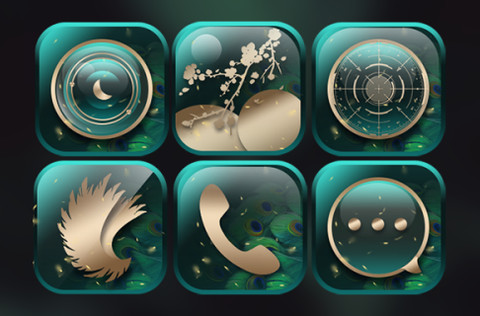 翡翠金 奢华孔雀 preview