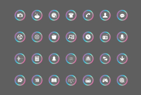 渐变 miui theme