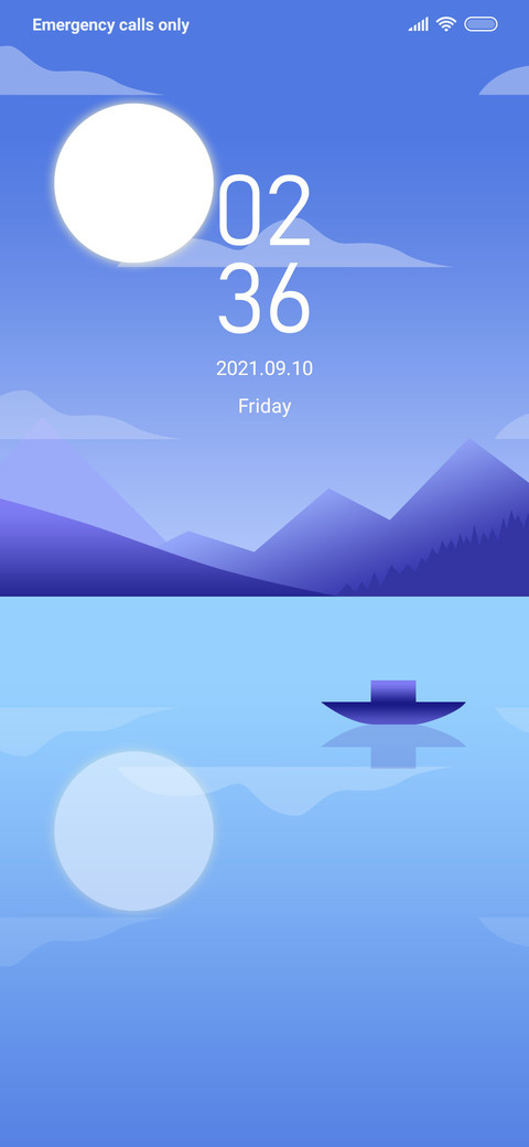 Boat and moonlight preview