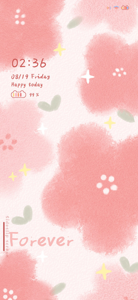Pink flowers preview