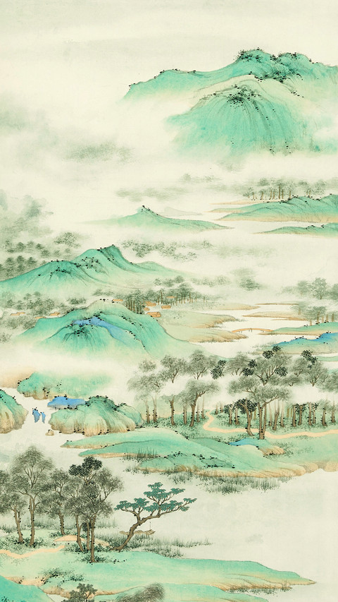 画家刘志明山水作品 preview