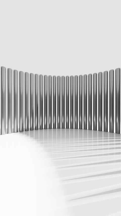 Continuous column wall background preview