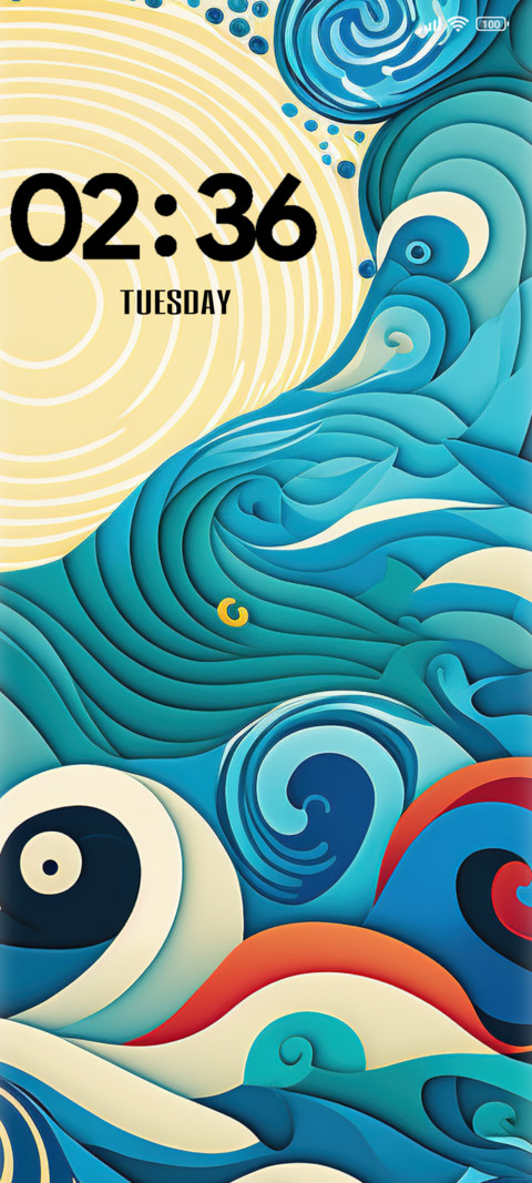 abstract sea preview